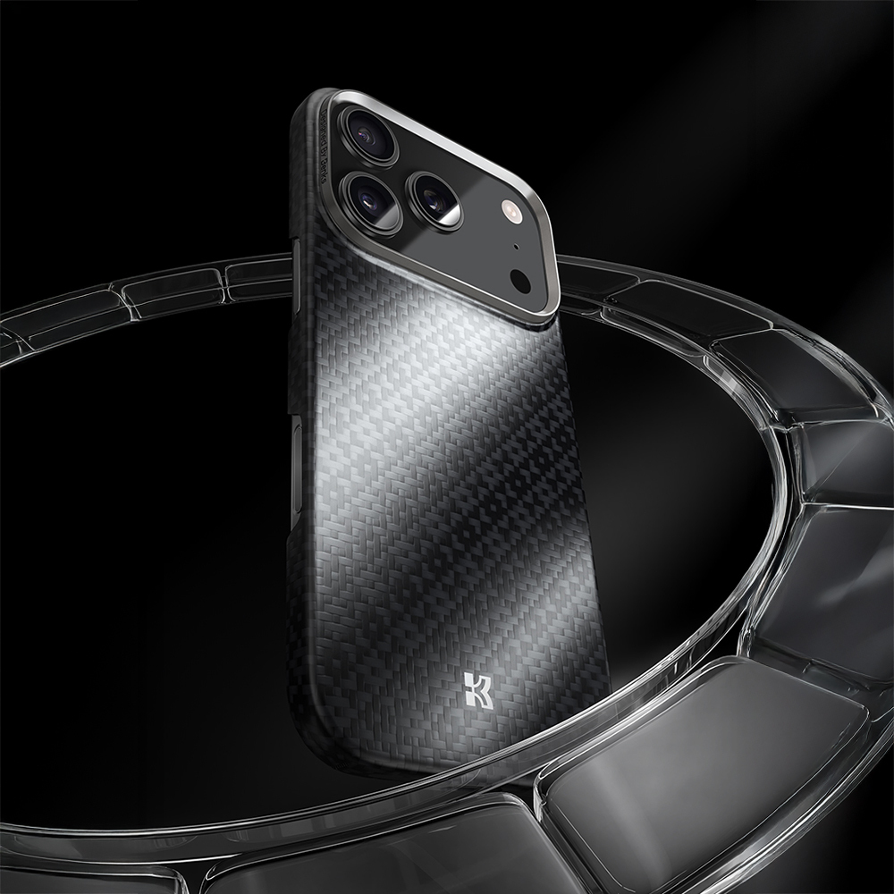 Apple iPhone 17 Kılıf M-Safe Şarj Özellikli Benks ArmorAir ArmorGrid Serisi Kevlar Kapak - 5