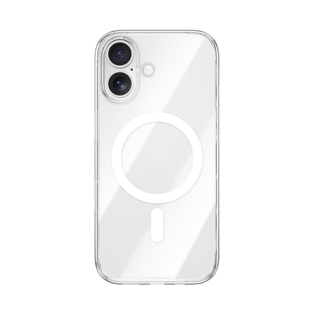 Apple iPhone 17 Kılıf M-safe Şarj Özellikli Benks ​​​​​​Crystal Serisi Şeffaf Kapak - 1