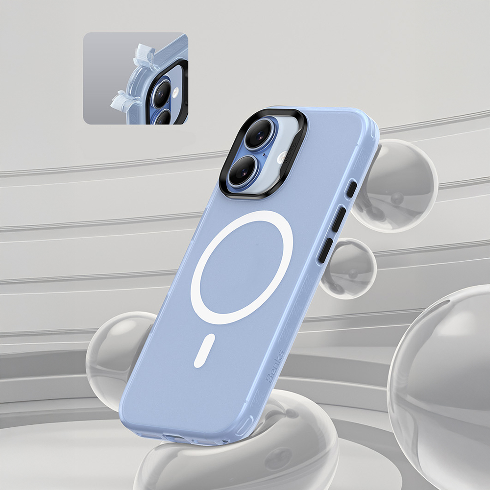 Apple iPhone 17 Kılıf M-safe Şarj Özellikli Benks Lucid Armor Kapak - 15