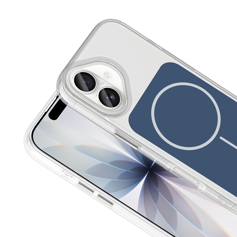 Apple iPhone 17 Kılıf M-Safe Şarj Özellikli Metal Buton Tasarımlı Zore İkonik Sert Silikon Kapak - 15