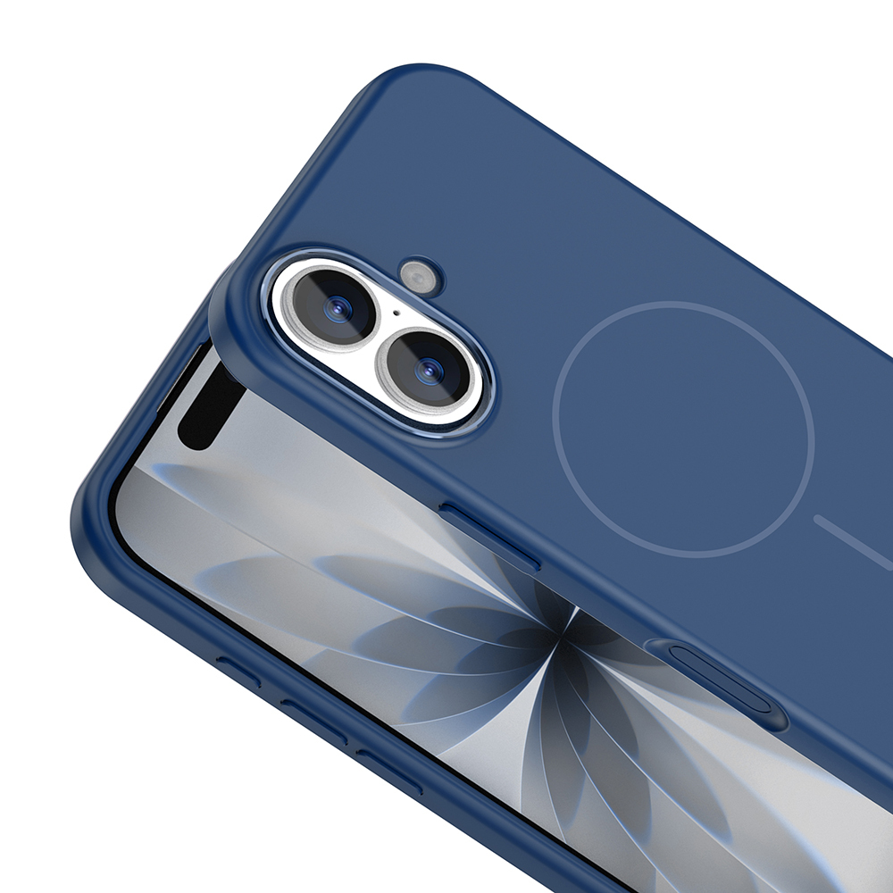 Apple iPhone 17 Kılıf M-Safe Şarj Özellikli Metal Kamera Çerçeveli Zore Edi Silikon Kapak - 15