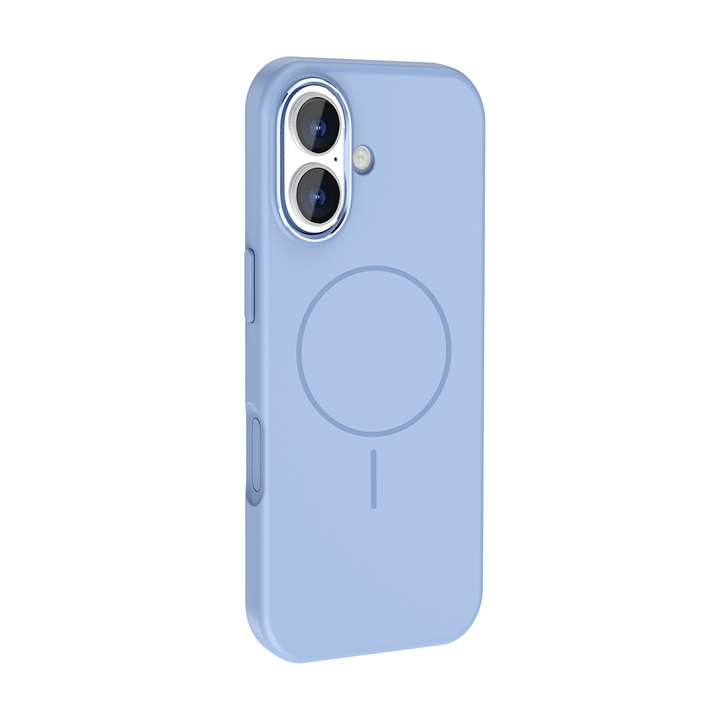 Apple iPhone 17 Kılıf M-Safe Şarj Özellikli Metal Kamera Çerçeveli Zore Edi Silikon Kapak - 8