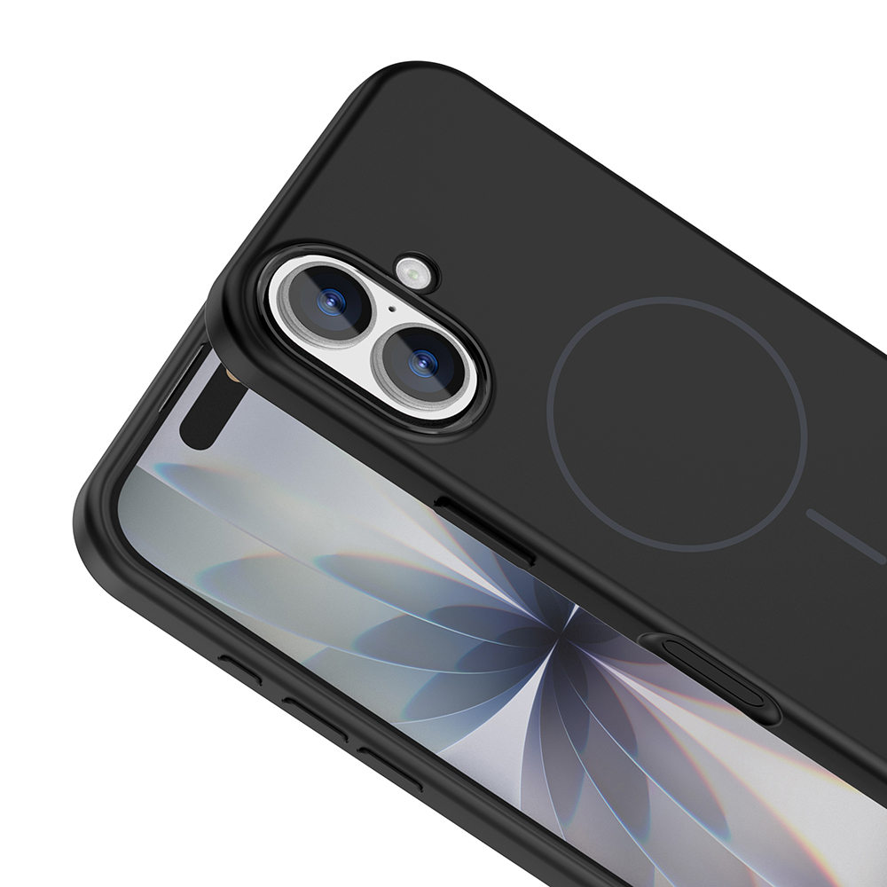 Apple iPhone 17 Kılıf M-Safe Şarj Özellikli Metal Kamera Çerçeveli Zore Edi Silikon Kapak - 14