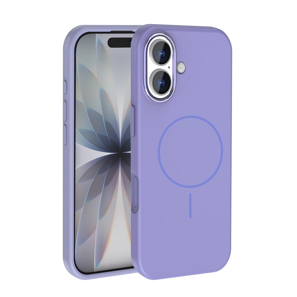 Apple iPhone 17 Kılıf M-Safe Şarj Özellikli Metal Kamera Çerçeveli Zore Edi Silikon Kapak - 5