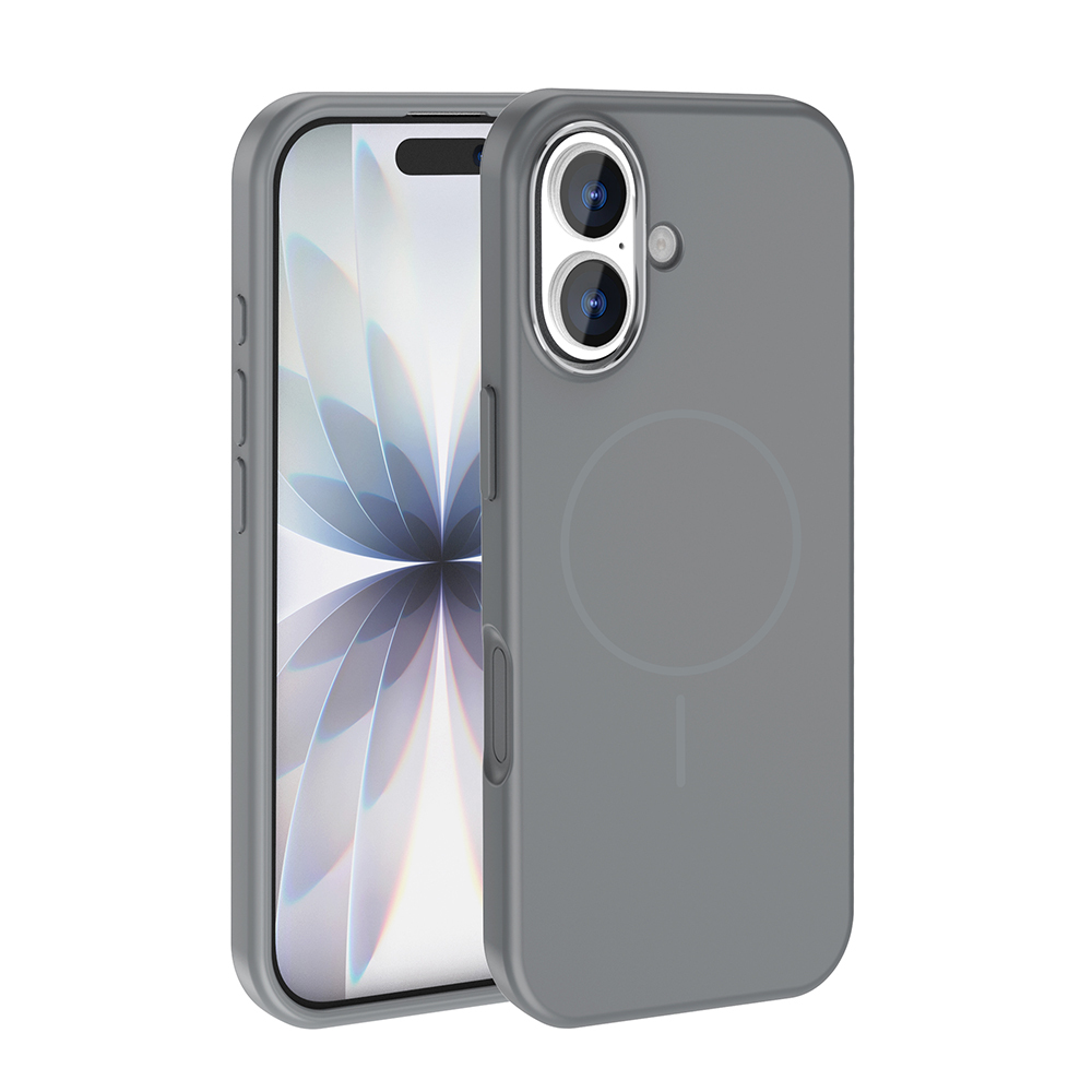 Apple iPhone 17 Kılıf M-Safe Şarj Özellikli Metal Kamera Çerçeveli Zore Edi Silikon Kapak - 7