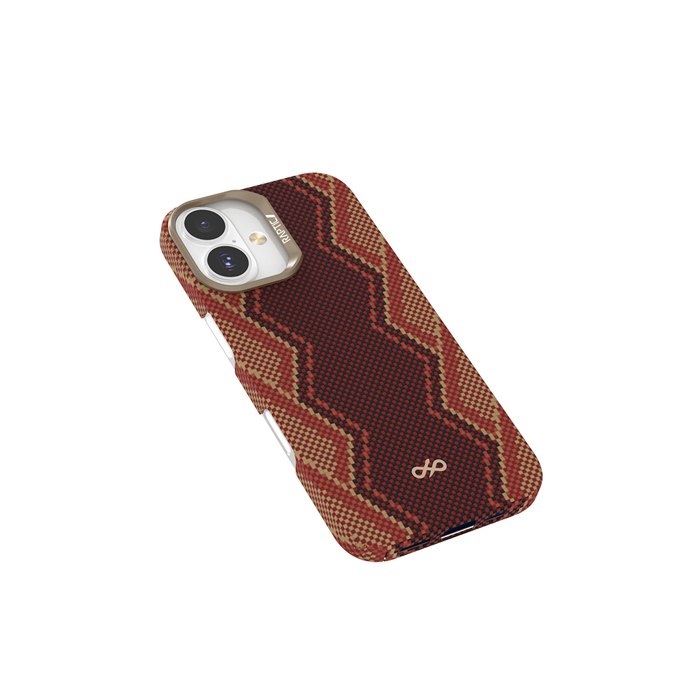 Apple iPhone 17 Kılıf M-safe Şarj Özellikli Raptic Aramid Skin Bionic Serisi Kapak - 3