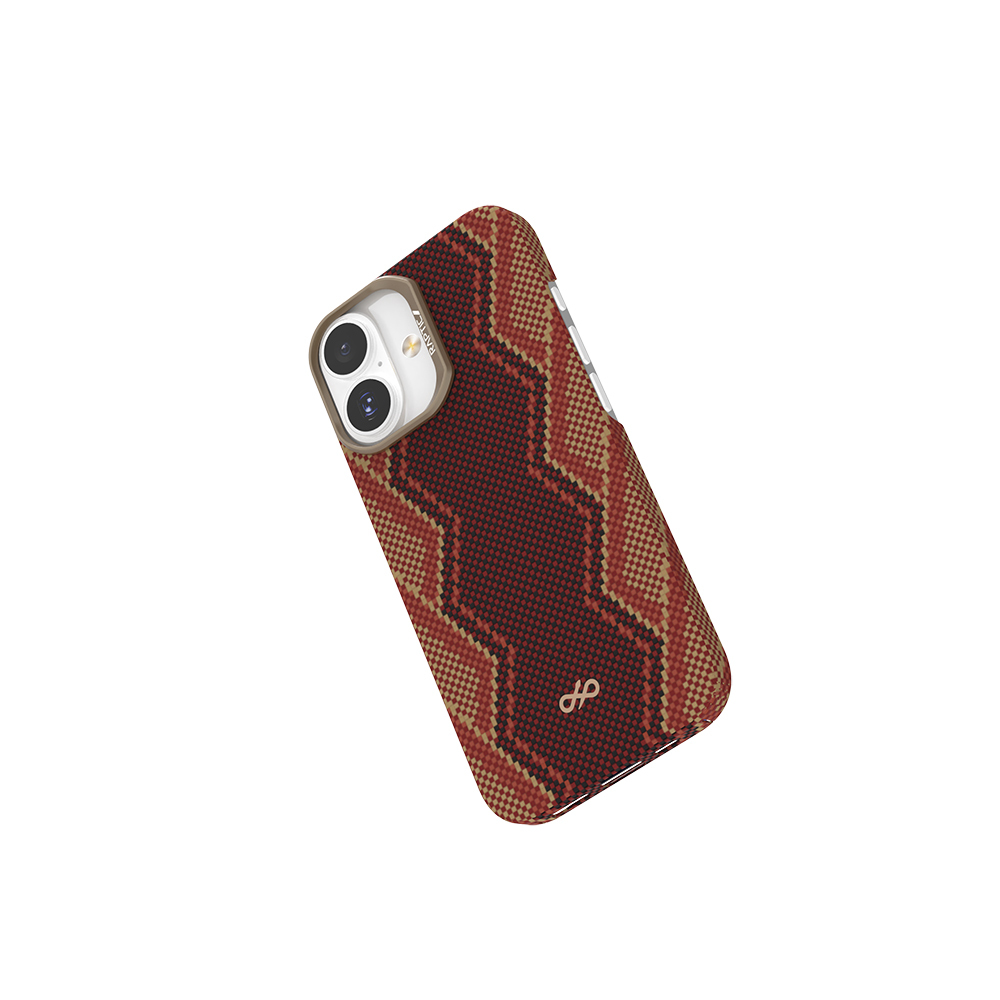 Apple iPhone 17 Kılıf M-safe Şarj Özellikli Raptic Aramid Skin Bionic Serisi Kapak - 6