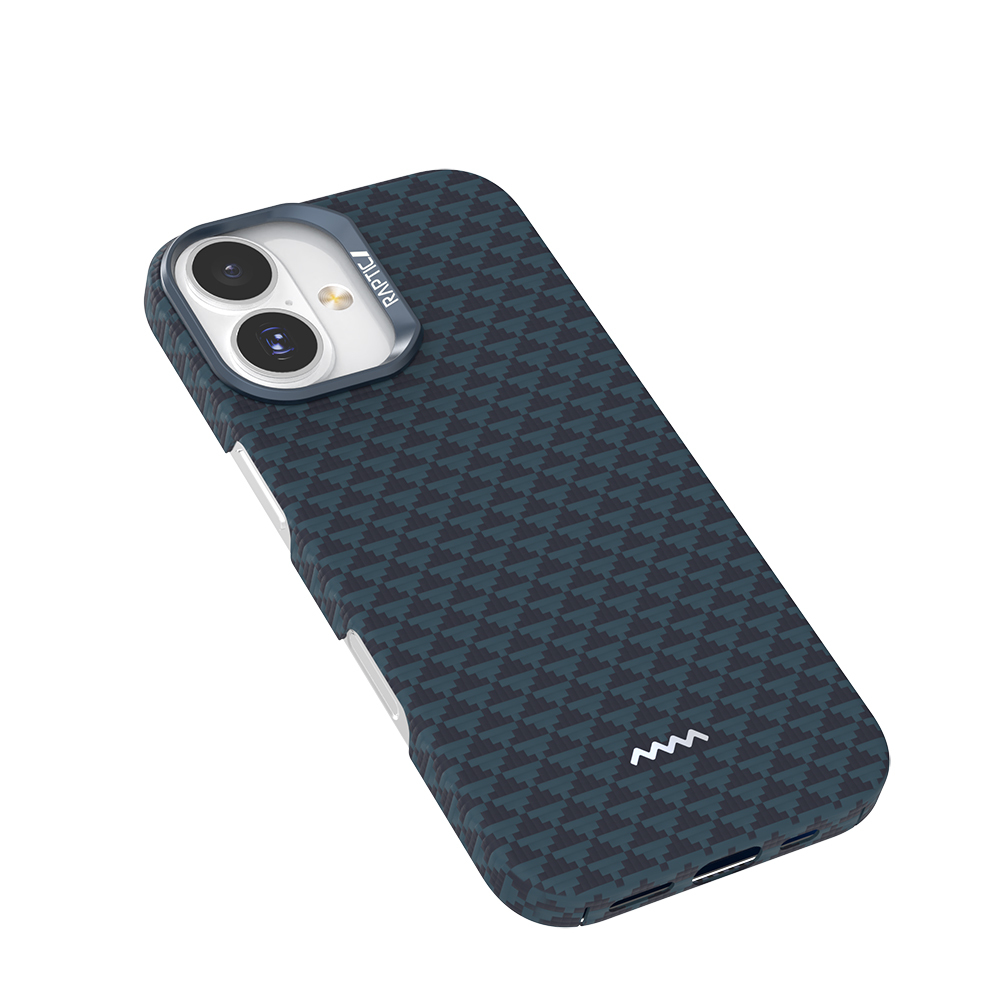 Apple iPhone 17 Kılıf M-safe Şarj Özellikli Raptic Aramid Skin Origin Serisi Kapak - 6