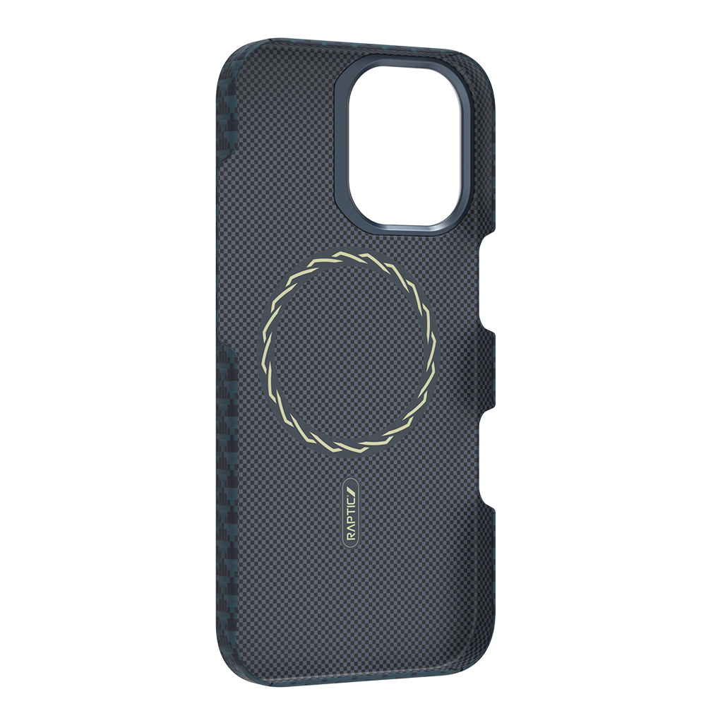 Apple iPhone 17 Kılıf M-safe Şarj Özellikli Raptic Aramid Skin Origin Serisi Kapak - 9