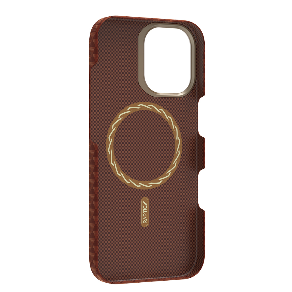 Apple iPhone 17 Kılıf M-safe Şarj Özellikli Raptic Aramid Skin Origin Serisi Kapak - 10