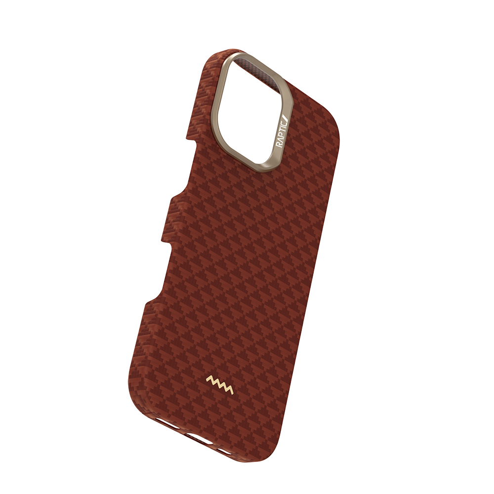 Apple iPhone 17 Kılıf M-safe Şarj Özellikli Raptic Aramid Skin Origin Serisi Kapak - 19