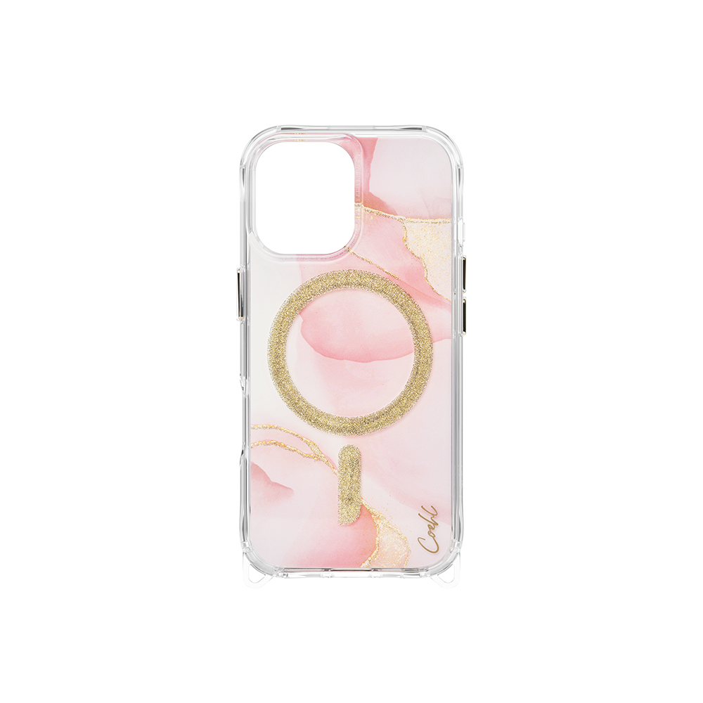 Apple iPhone 17 Kılıf M-safe Şarj Özellikli Simli Magnetik Coehl Aeris Kapak - 3