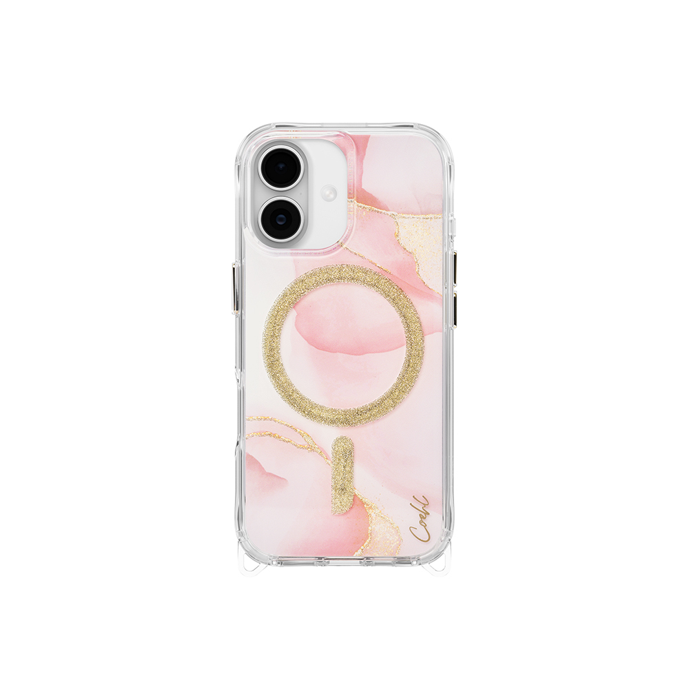 Apple iPhone 17 Kılıf M-safe Şarj Özellikli Simli Magnetik Coehl Aeris Kapak - 2