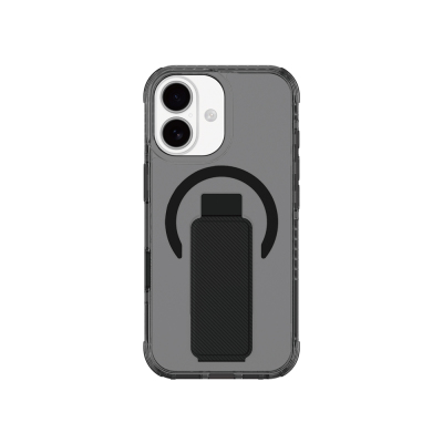Apple iPhone 17 Kılıf M-safe Şarj Özellikli Standlı Amazingthing Titan Pro Plus Kapak Siyah