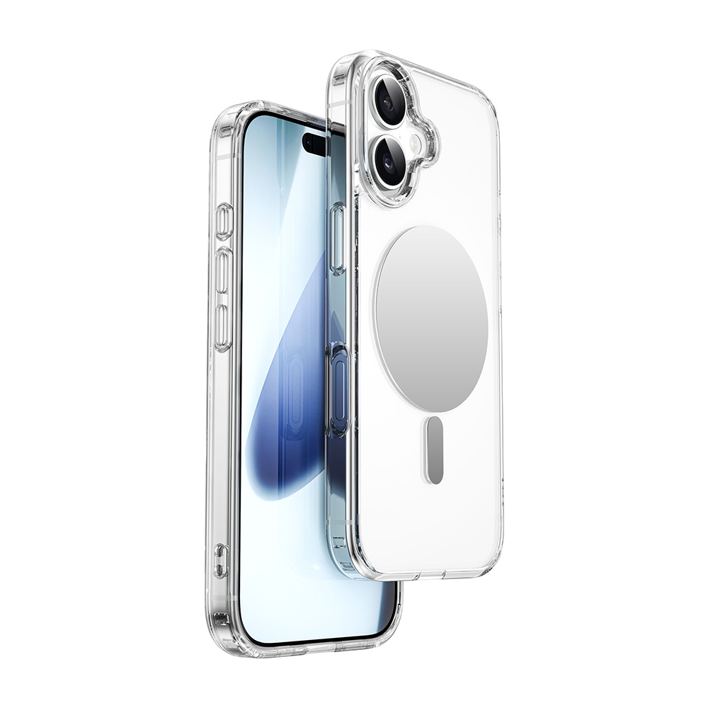 Apple iPhone 17 Kılıf M-safe Şarj Özellikli Wiwu MCC-701 Aynalı Pro Serisi Sert PC Kapak - 4