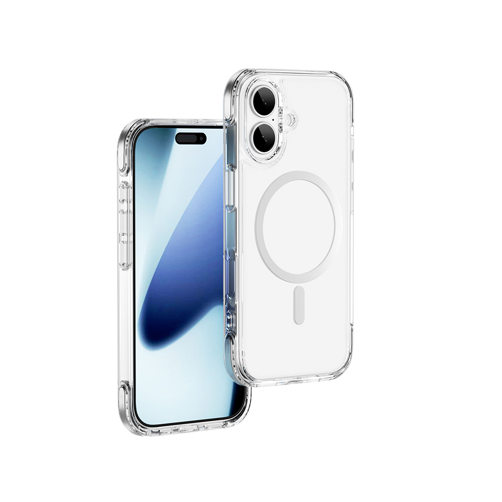 Apple iPhone 17 Kılıf M-safe Şarj Özellikli Wiwu MCC-702 Titanyum Pro Serisi Sert PC Kapak - 3
