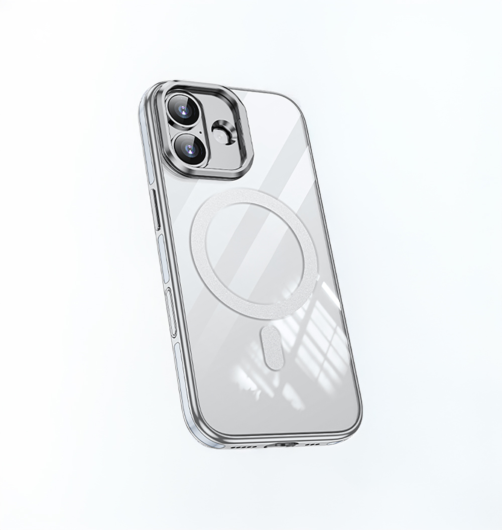 Apple iPhone 17 Kılıf M-safe Şarj Özellikli Wlons Standlı Efsane Kapak - 6