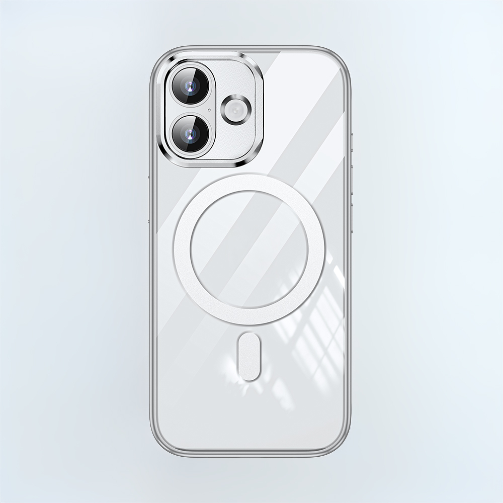 Apple iPhone 17 Kılıf M-safe Şarj Özellikli Wlons Standlı Efsane Kapak - 7