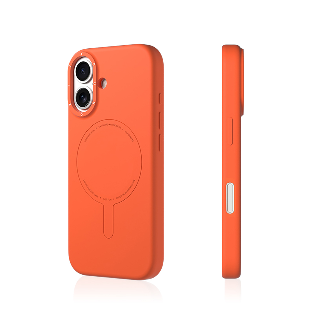 Apple iPhone 17 Kılıf M-Safe Şarj Özellikli Youngkit Morandi Serisi Kapak - 8