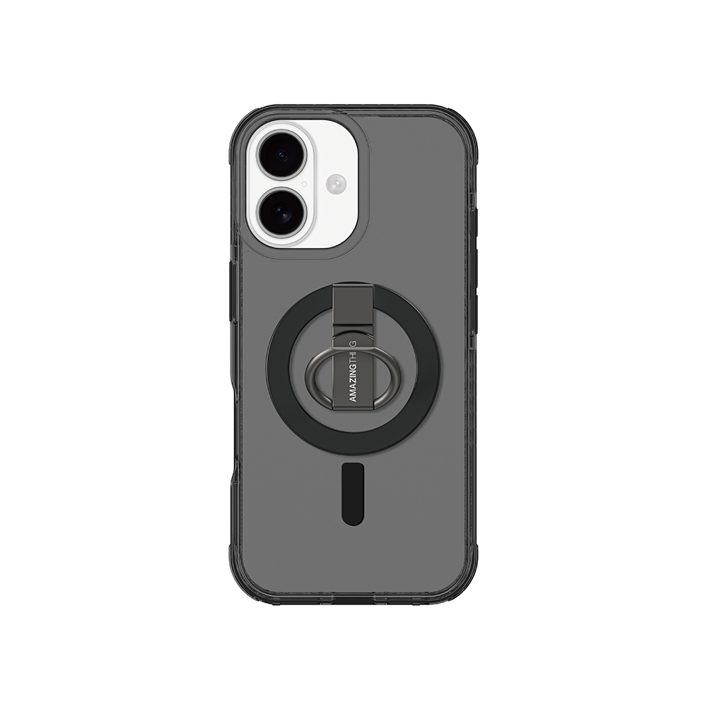 Apple iPhone 17 Kılıf M-safe Şarj Özellikli Yüzük Standlı Amazingthing Titan Pro Serisi Kapak - 1