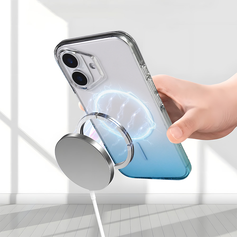 Apple iPhone 17 Kılıf M-Safe Şarj Özellikli Zore Septik Silikon Kapak - 25