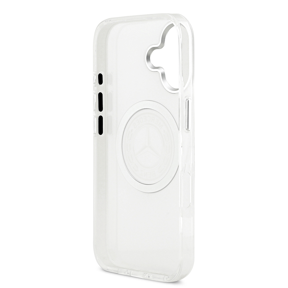 Apple iPhone 17 Kılıf Mercedes Benz Orjinal Lisanslı M-safe Şarj Özellikli Buzlu PC Nostaljik Yıldız Dizayn Kapak - 15