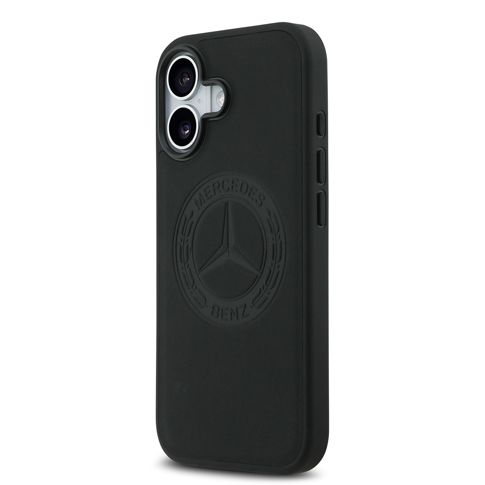 Apple iPhone 17 Kılıf Mercedes Benz Orjinal Lisanslı M-safe Şarj Özellikli Hakiki Deri Nostaljik Yıldız Dizayn Kapak - 3