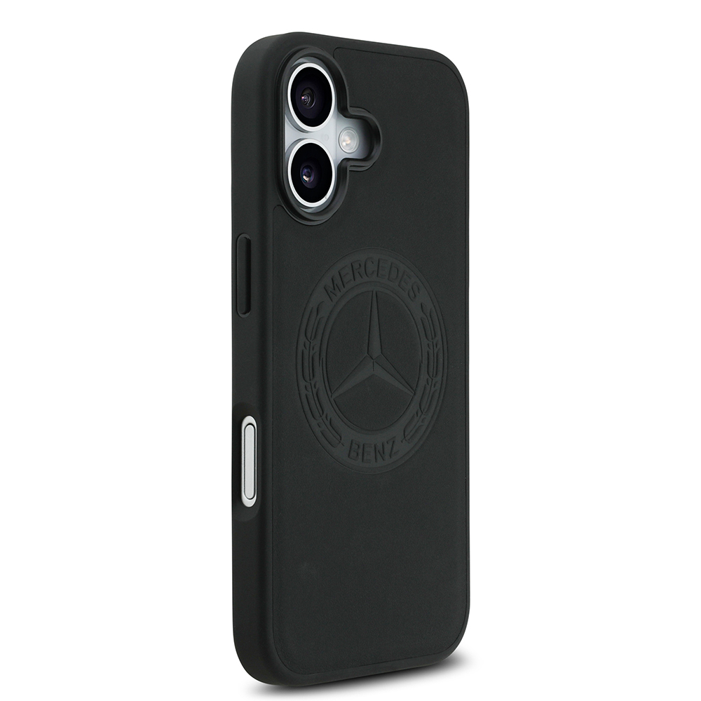 Apple iPhone 17 Kılıf Mercedes Benz Orjinal Lisanslı M-safe Şarj Özellikli Hakiki Deri Nostaljik Yıldız Dizayn Kapak - 5