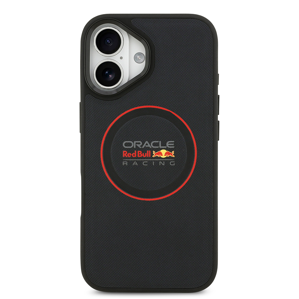 Apple iPhone 17 Kılıf Redbull Orjinal Lisanslı M-safe Şarj Özellikli Kırmızı Halka ve Logo Kabartmalı PU Deri Kapak - 4