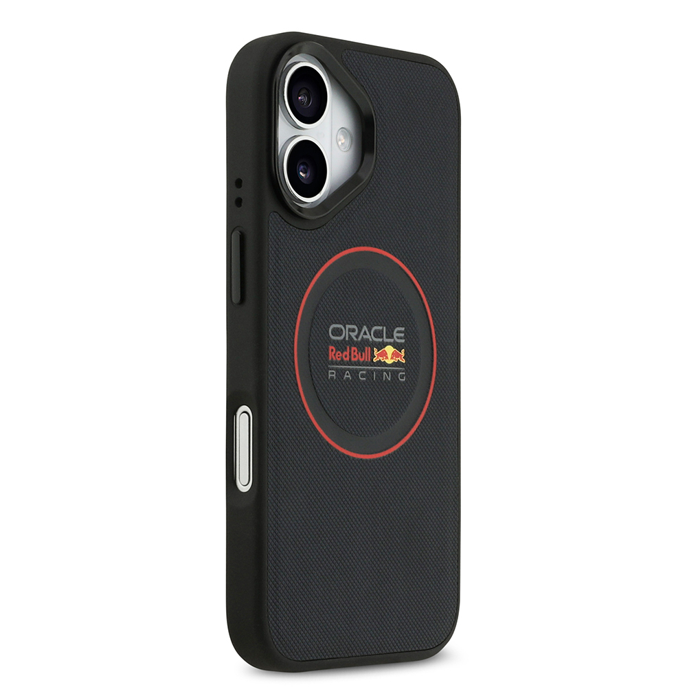 Apple iPhone 17 Kılıf Redbull Orjinal Lisanslı M-safe Şarj Özellikli Kırmızı Halka ve Logo Kabartmalı PU Deri Kapak - 5