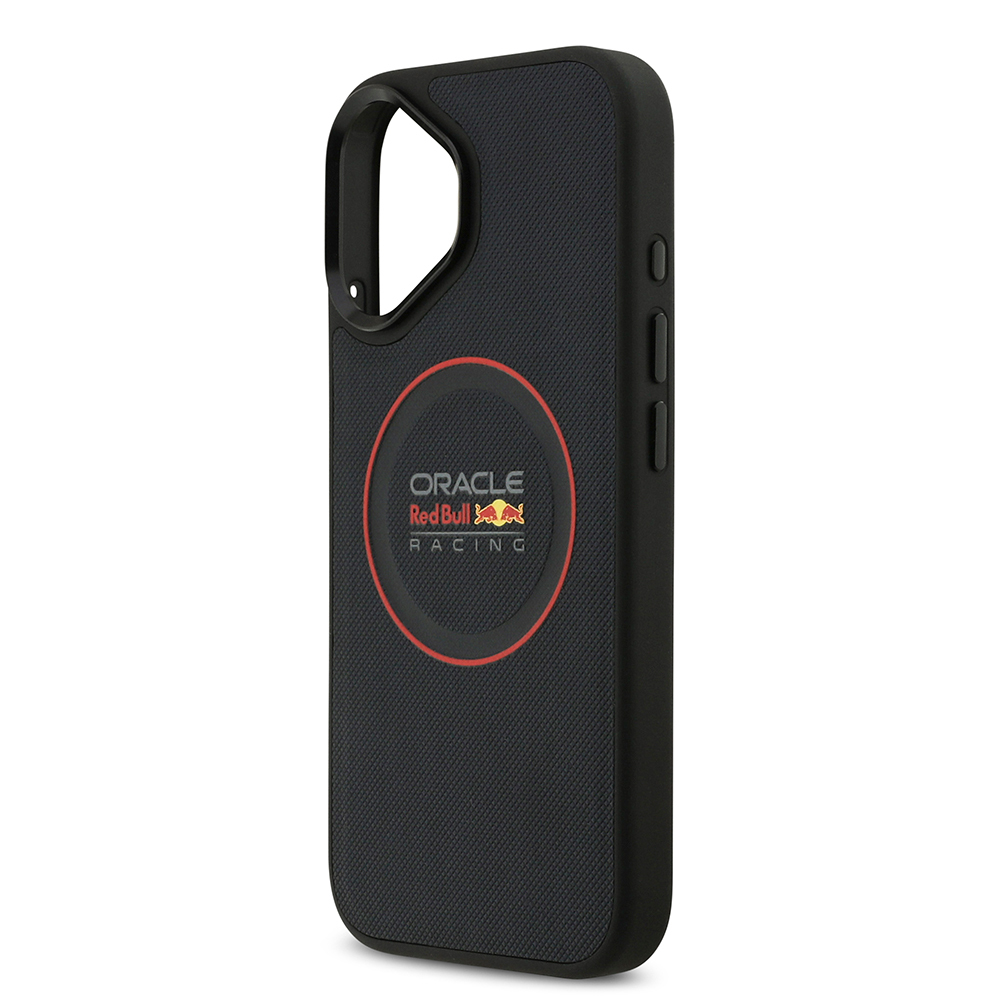Apple iPhone 17 Kılıf Redbull Orjinal Lisanslı M-safe Şarj Özellikli Kırmızı Halka ve Logo Kabartmalı PU Deri Kapak - 7
