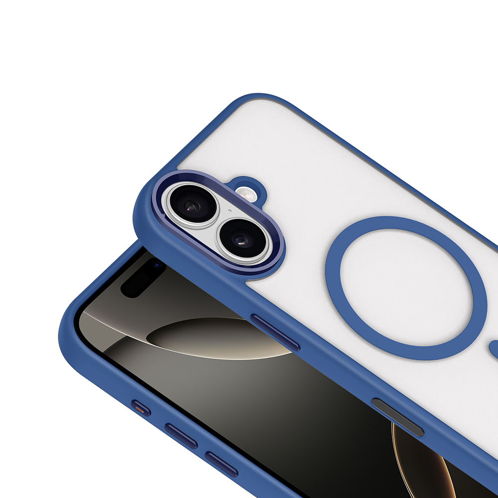 Apple iPhone 17 Kılıf Wireless Şarj Özellikli Zore Krom M-safe Silikon Kapak - 13