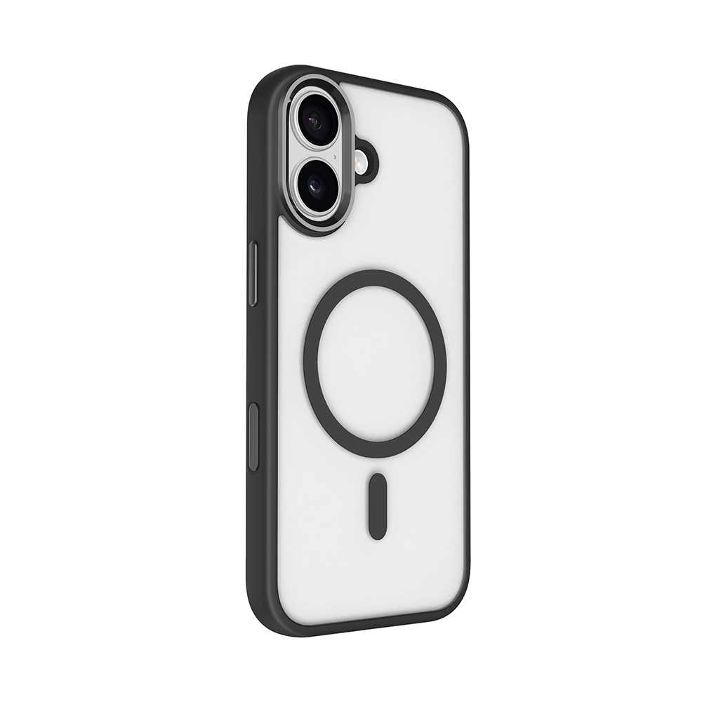 Apple iPhone 17 Kılıf Wireless Şarj Özellikli Zore Krom M-safe Silikon Kapak - 9