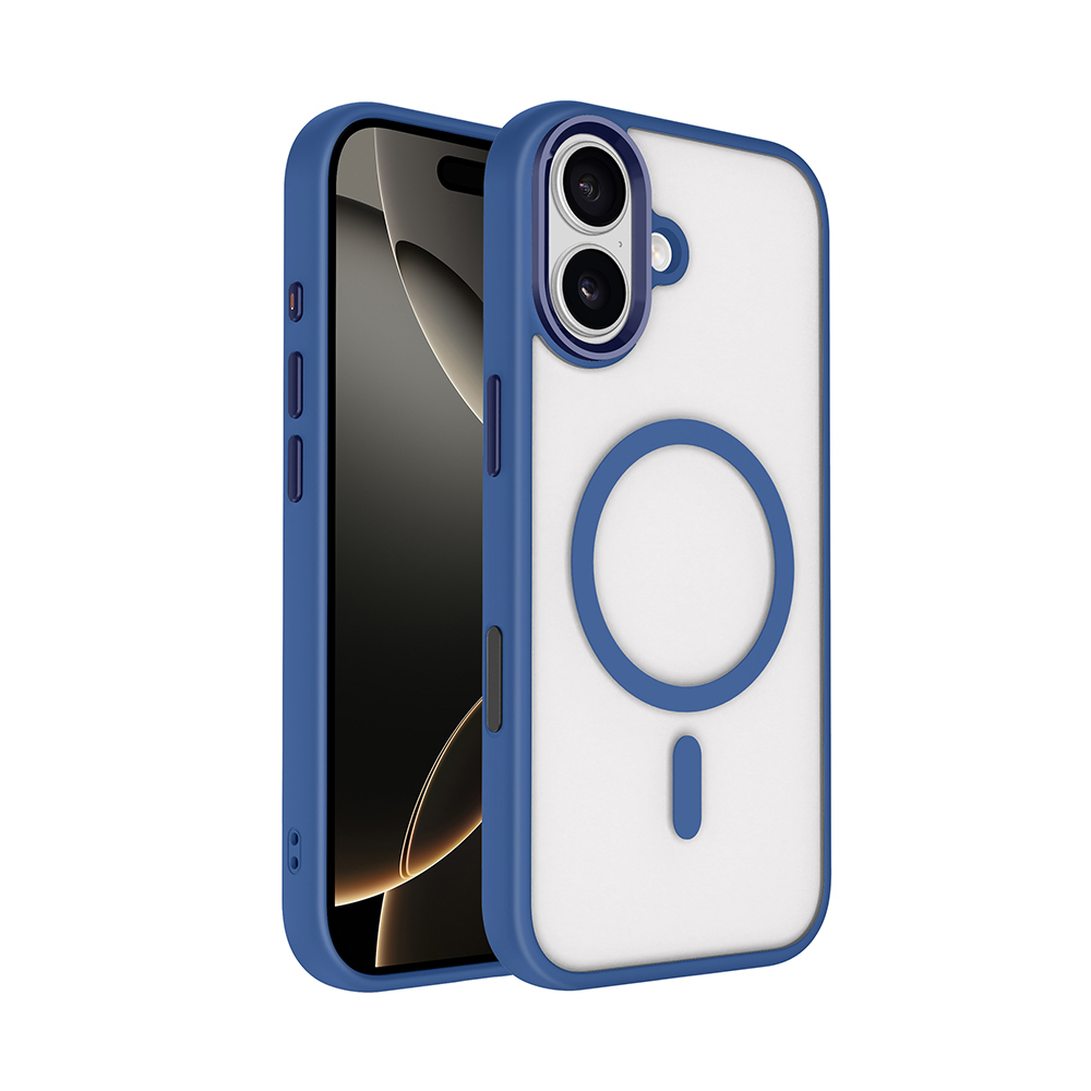 Apple iPhone 17 Kılıf Wireless Şarj Özellikli Zore Krom M-safe Silikon Kapak - 4
