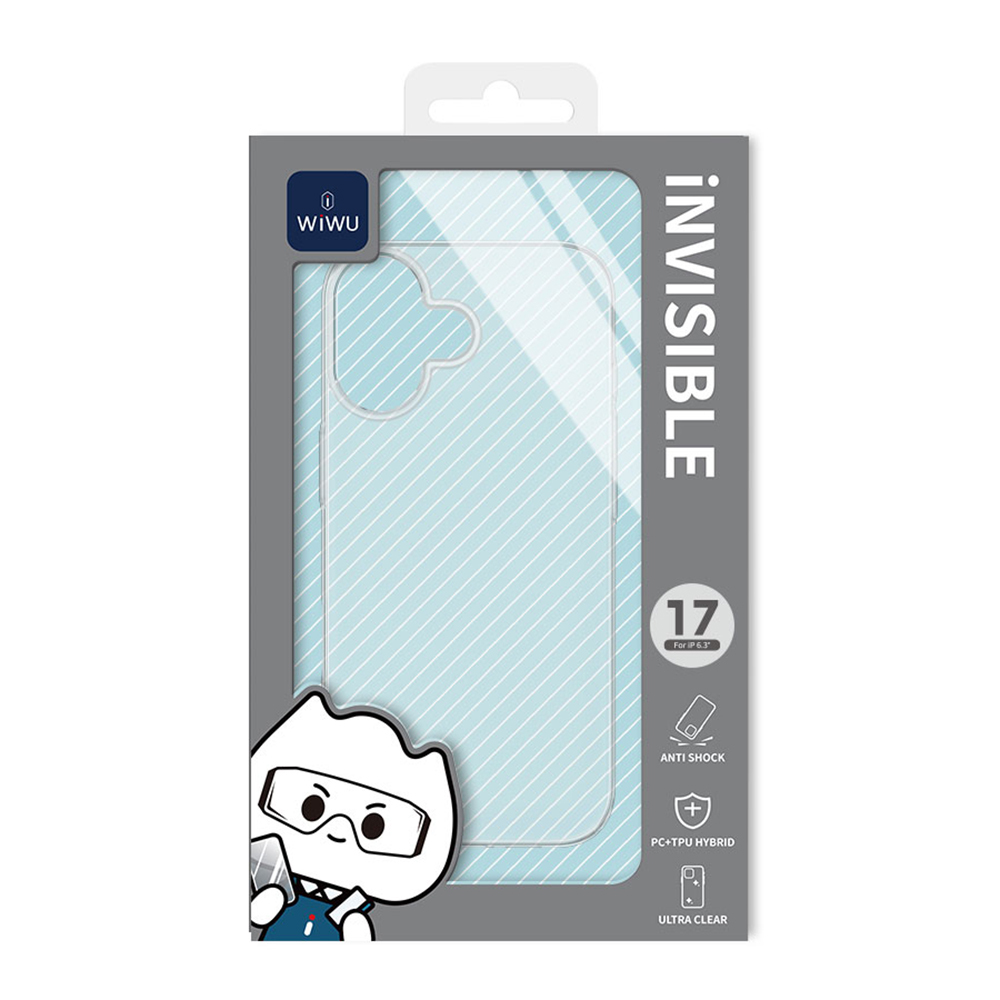 Apple iPhone 17 Kılıf Wiwu YXK-206 Invisible Sert PC Kapak - 5