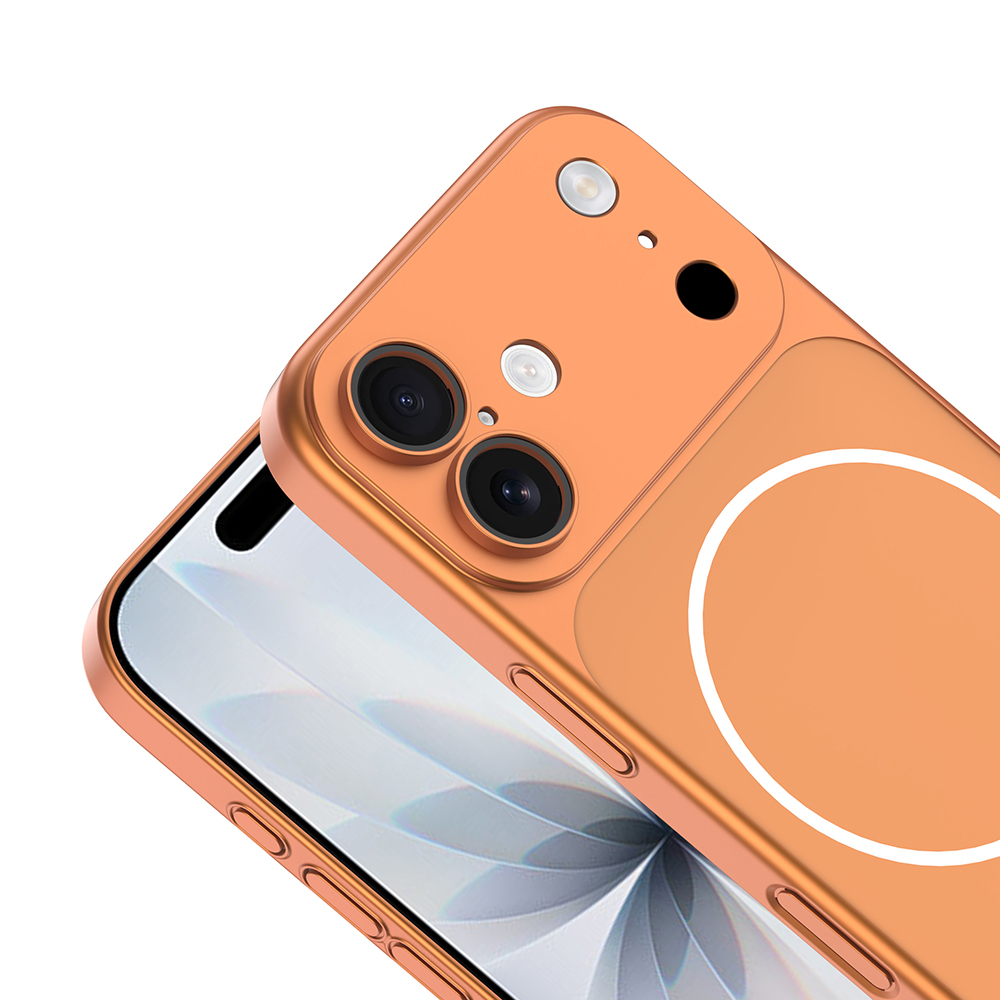 Apple iPhone 17 Kılıf Zore M-Safe Şarj Özellikli Kamera Korumalı Spark Kapak - 8