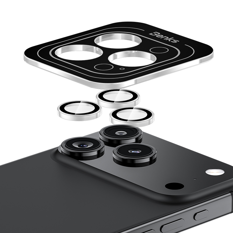 Apple iPhone 17 Pro Benks AR Glass Warrior Premium Cam Kamera Lens Koruyucu - 5