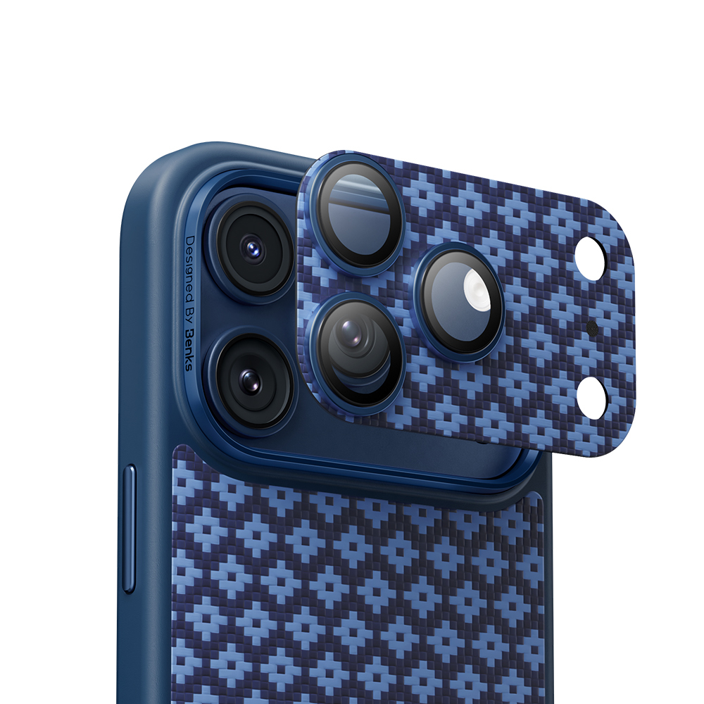 Apple iPhone 17 Pro Benks ArmorWarrior ArmorGrid Serisi Kevlar Kamera Lens Koruyucu - 10