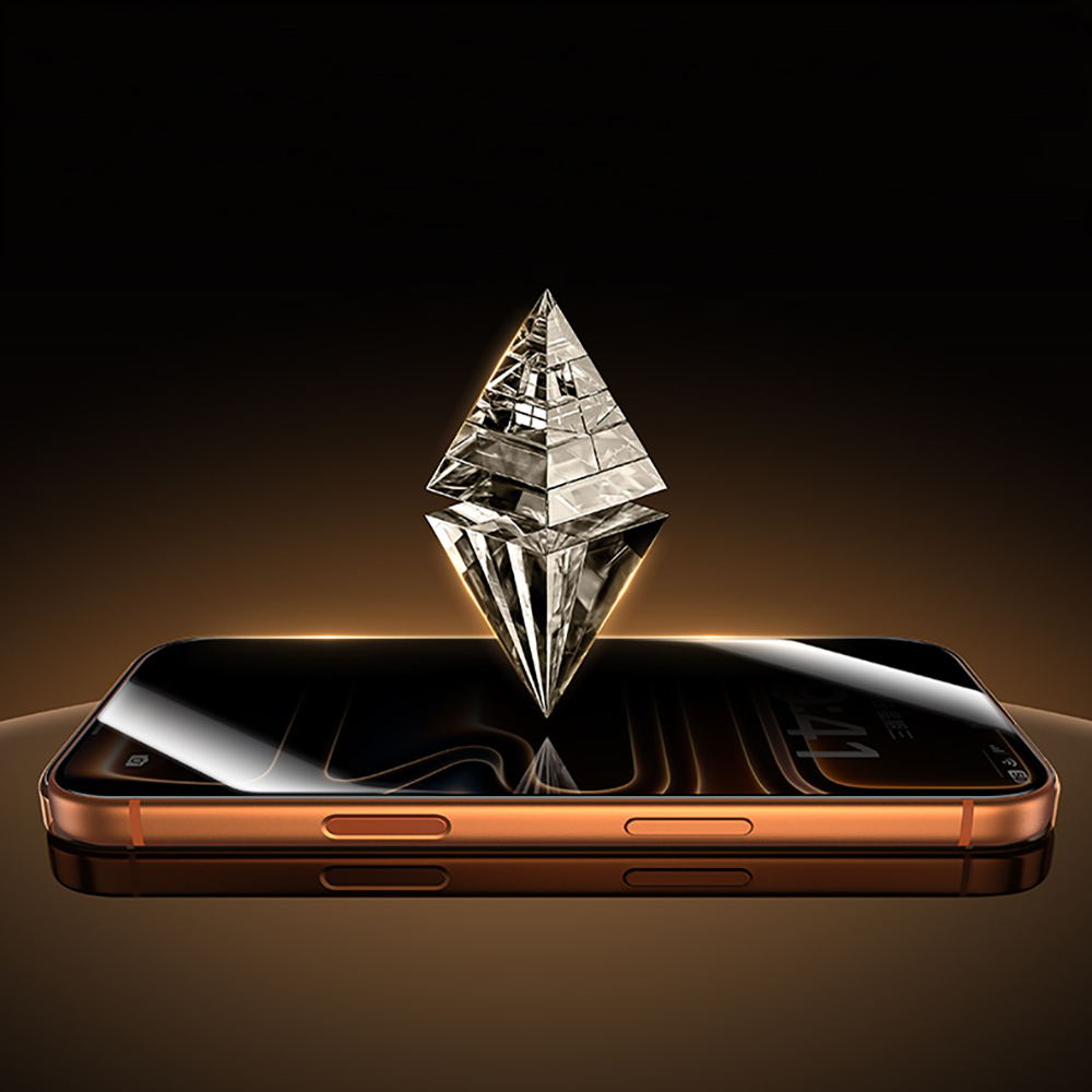 Apple iPhone 17 Pro Benks Glass Warrior 2.0 EZFita Privacy Hayalet Cam Ekran Koruyucu + Kolay Uygulama Aparatı - 7