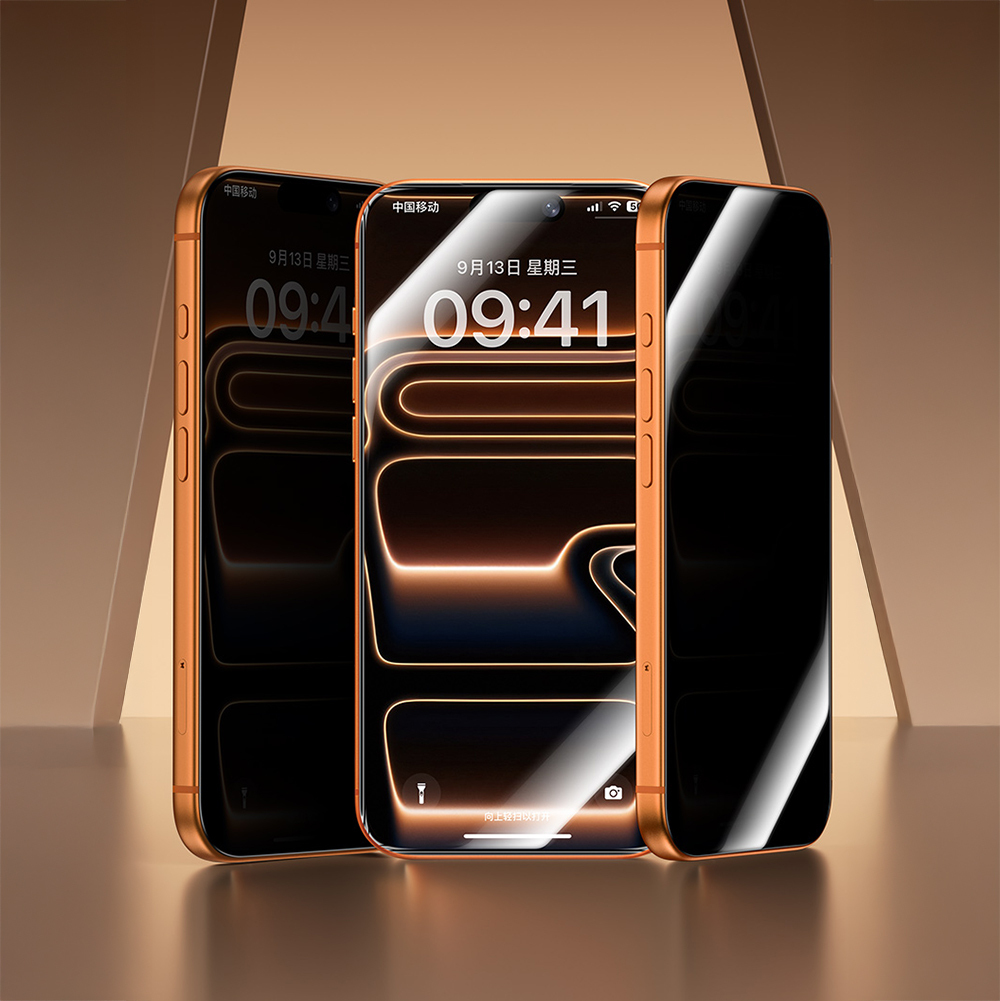 Apple iPhone 17 Pro Benks Glass Warrior 2.0 EZFita Privacy Hayalet Cam Ekran Koruyucu + Kolay Uygulama Aparatı - 10