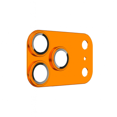 Apple iPhone 17 Pro Benks Glass Warrior Anti Reflective Metal Camera Lens Protector Orange