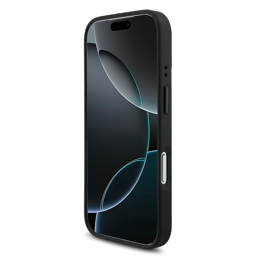 Apple iPhone 17 Pro Case BMW Original Licensed M-Safe Charging Feature Metal BMW and M Logo PU Carbon Design Cover - 5