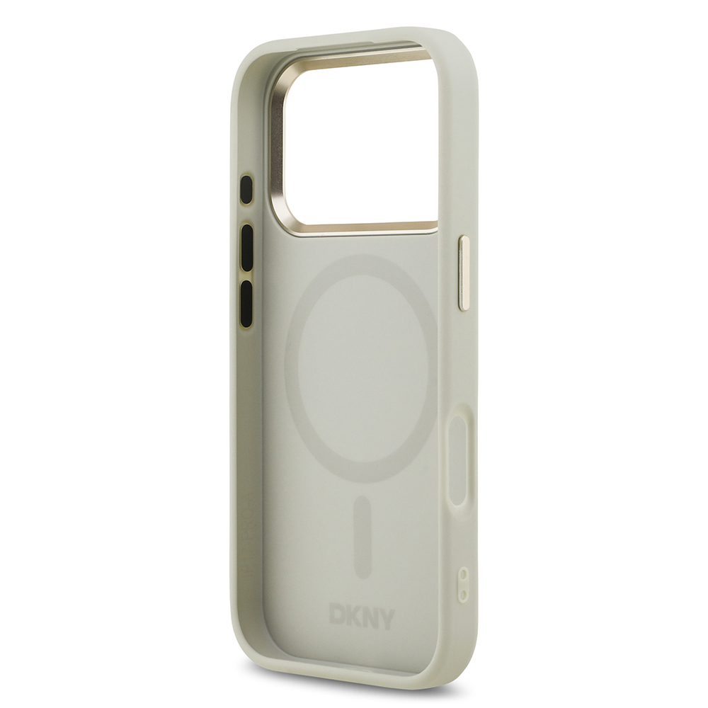 Apple iPhone 17 Pro Case DKNY Original Licensed M-safe Charging Feature 3D Printed Checkered Pattern Cover - 9