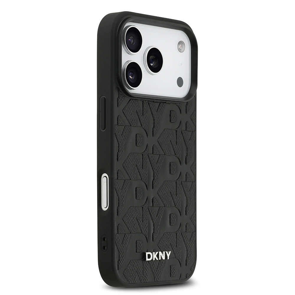 Apple iPhone 17 Pro Case DKNY Original Licensed M-safe Charging Feature 3D Printed Grid Pattern Cover - 13