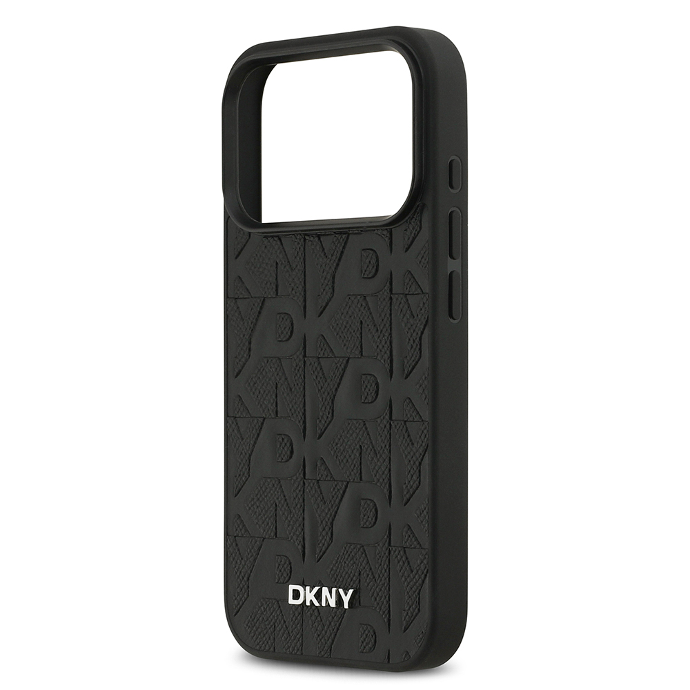 Apple iPhone 17 Pro Case DKNY Original Licensed M-safe Charging Feature 3D Printed Grid Pattern Cover - 15