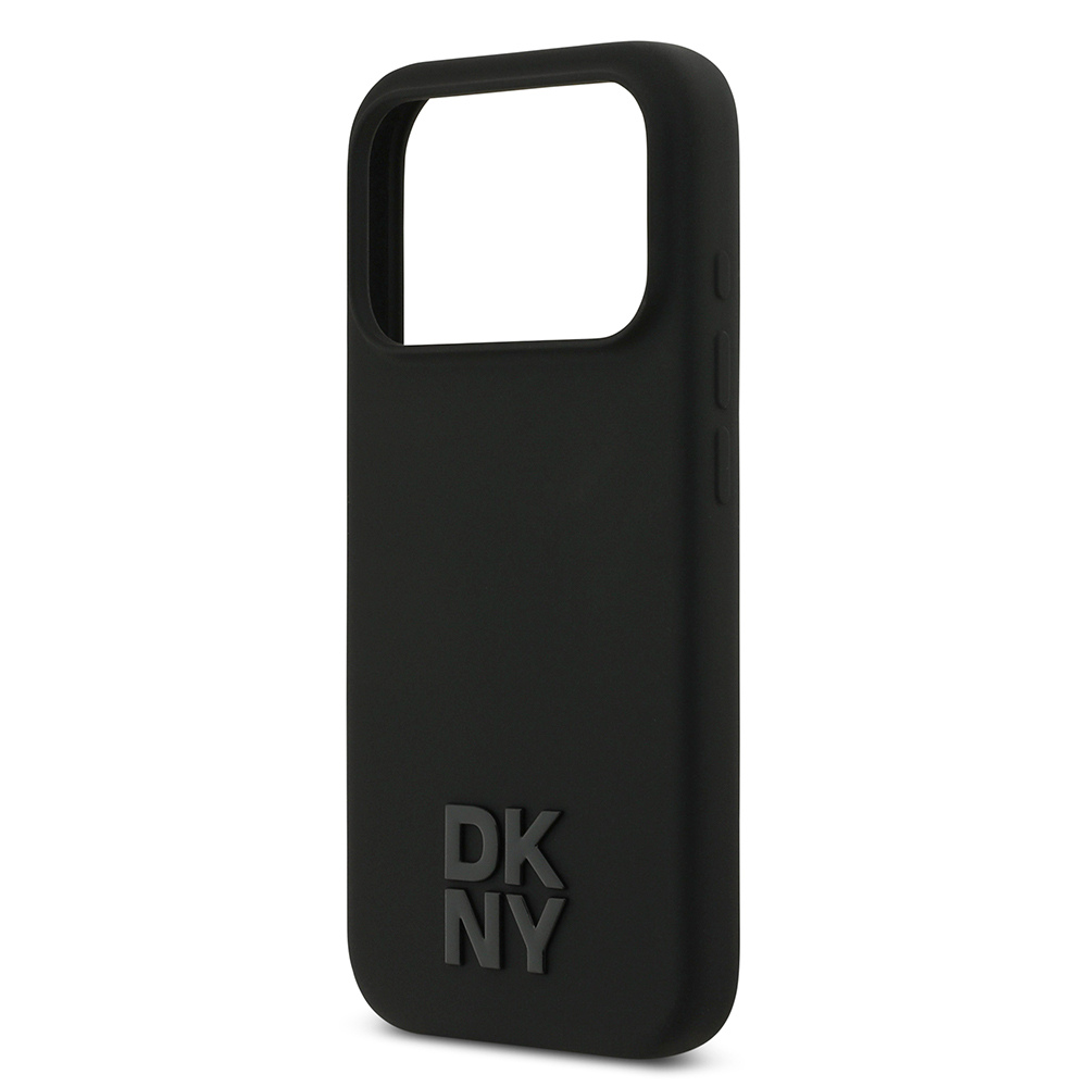 Apple iPhone 17 Pro Case DKNY Original Licensed M-Safe Charging Feature Metal Logo Silicone Cover - 8