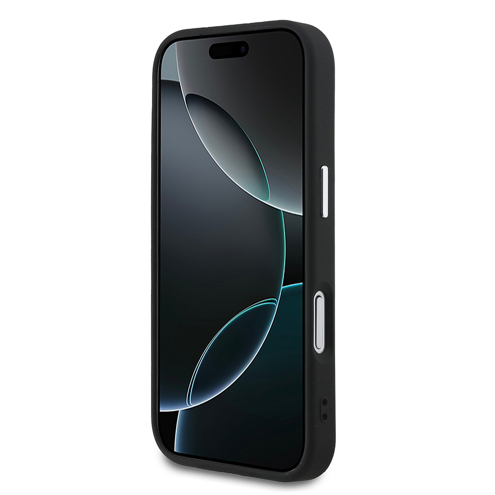 Apple iPhone 17 Pro Case Guess Original Licensed M-safe Charging Feature Classic Script Logo PU Leather Cover - 7