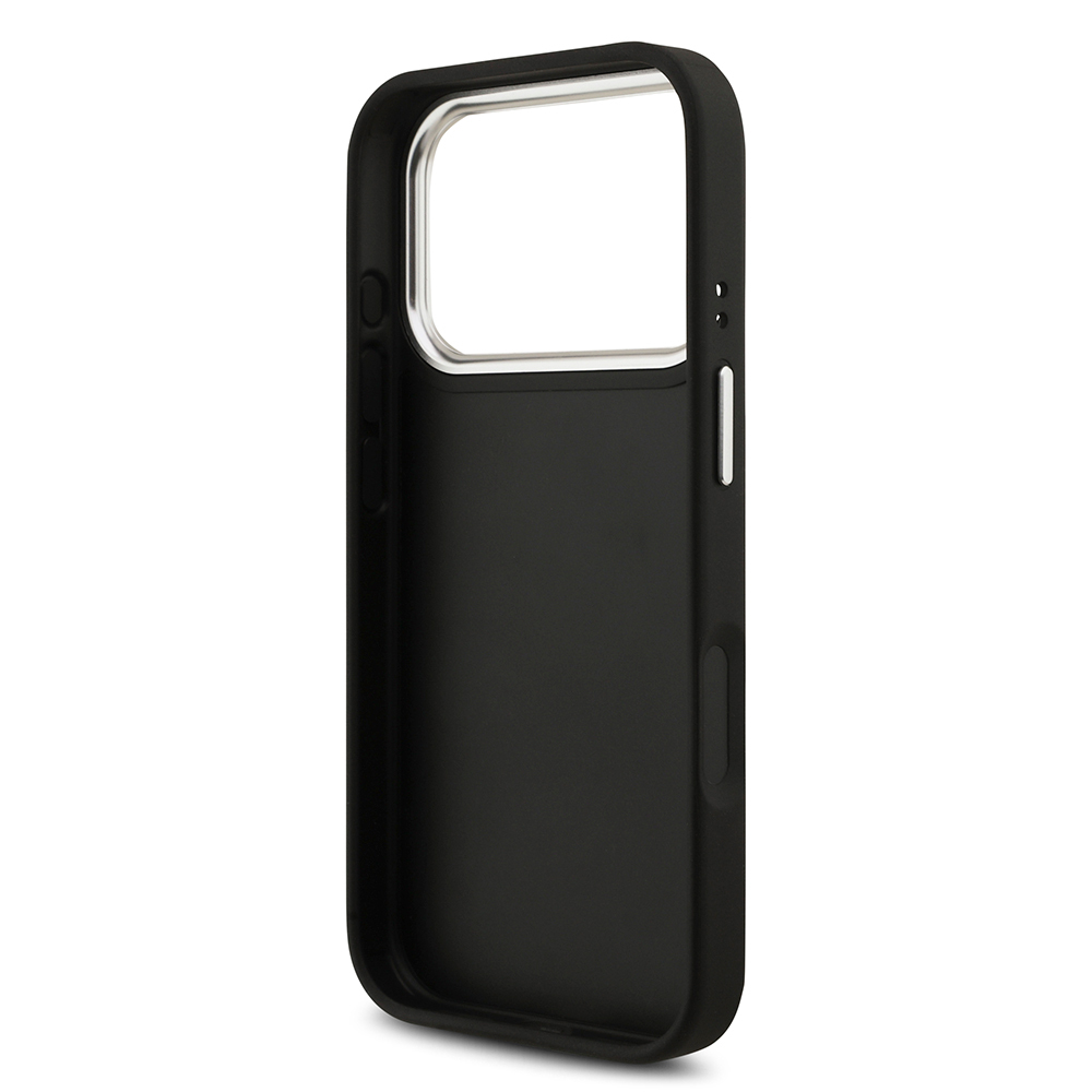 Apple iPhone 17 Pro Case Guess Original Licensed PU Leather 4G Large Metal Logo Design Cover - 8