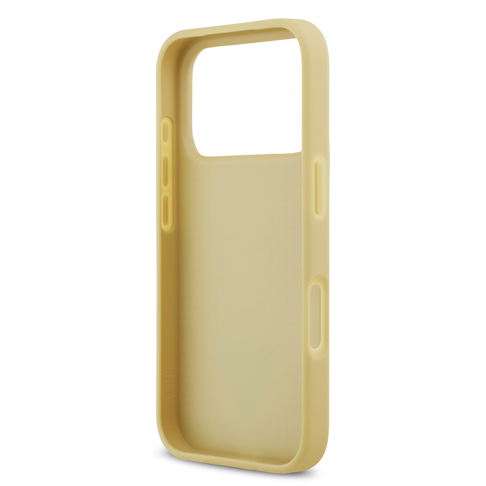 Apple iPhone 17 Pro Case Guess Original Licensed Stone Back Triangle Logo Cover - 18