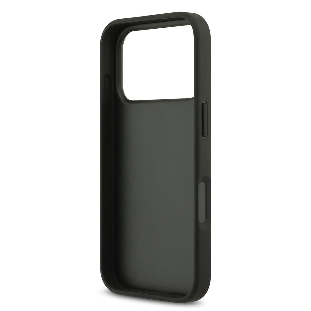 Apple iPhone 17 Pro Case Guess Original Licensed Stone Back Triangle Logo Cover - 25